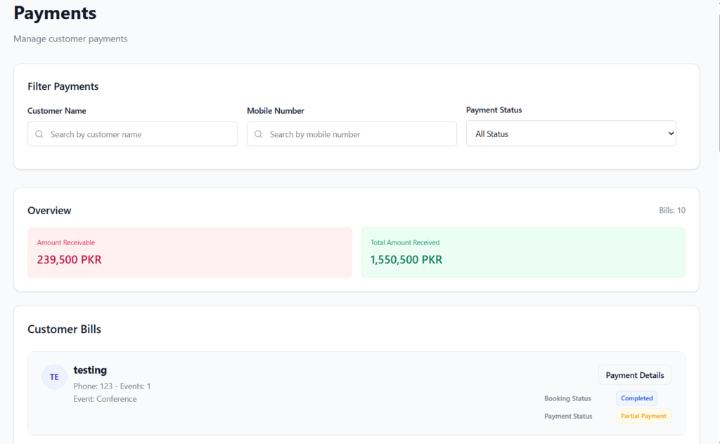 payments